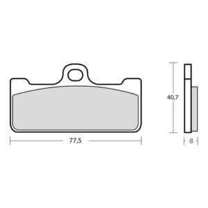 Klocki hamulcowe Brembo Racing Z04 M028Z04 (107A48603) – P4 32/36